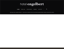 Tablet Screenshot of hotel-engelbert.com